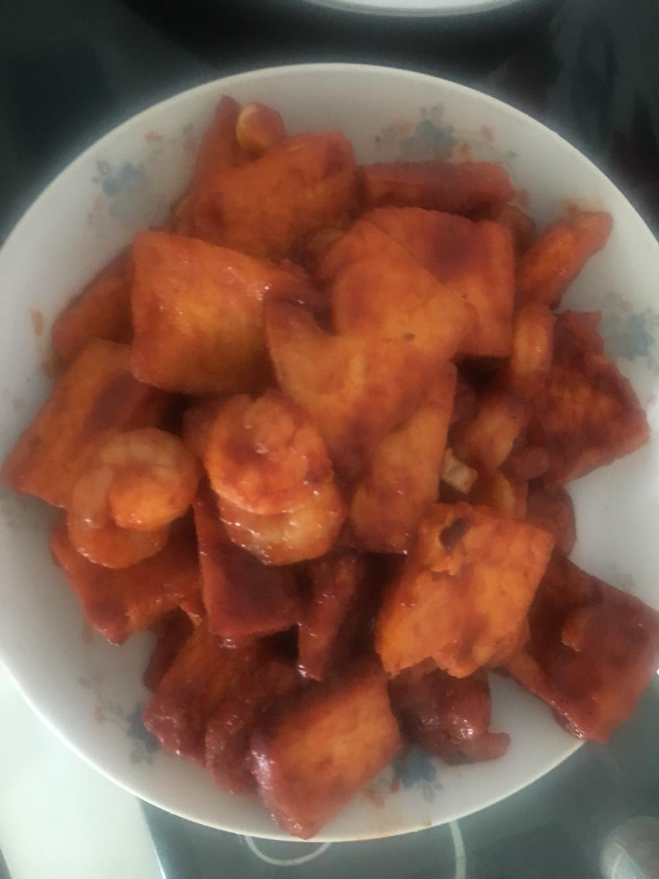 鲜虾番茄豆腐