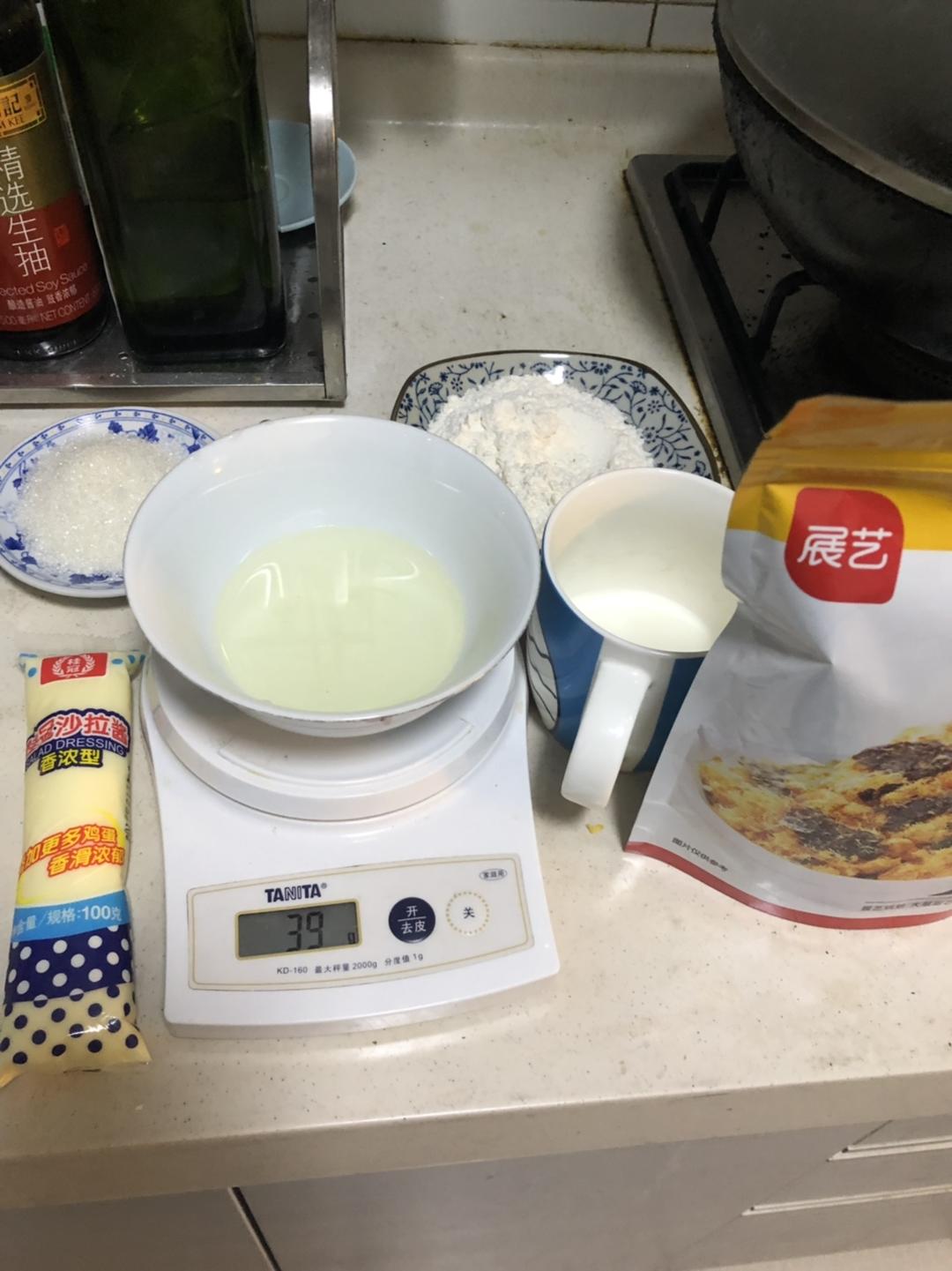 纯奶手撕吐司的做法 步骤1