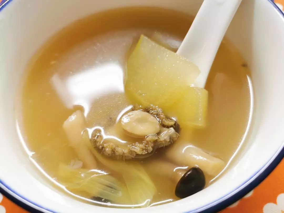 鲍鱼冬瓜蘑菇汤