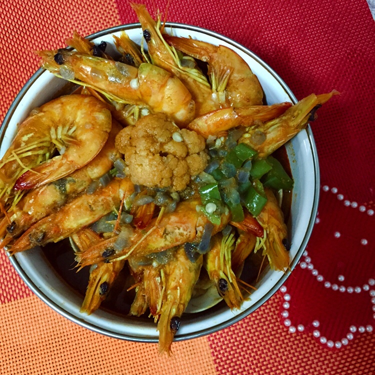 泰式红咖喱香茅虾