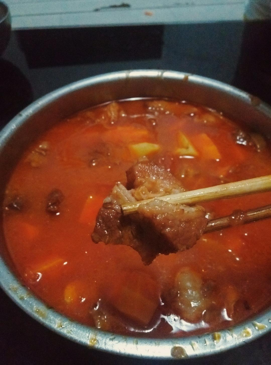 土豆炖牛肉