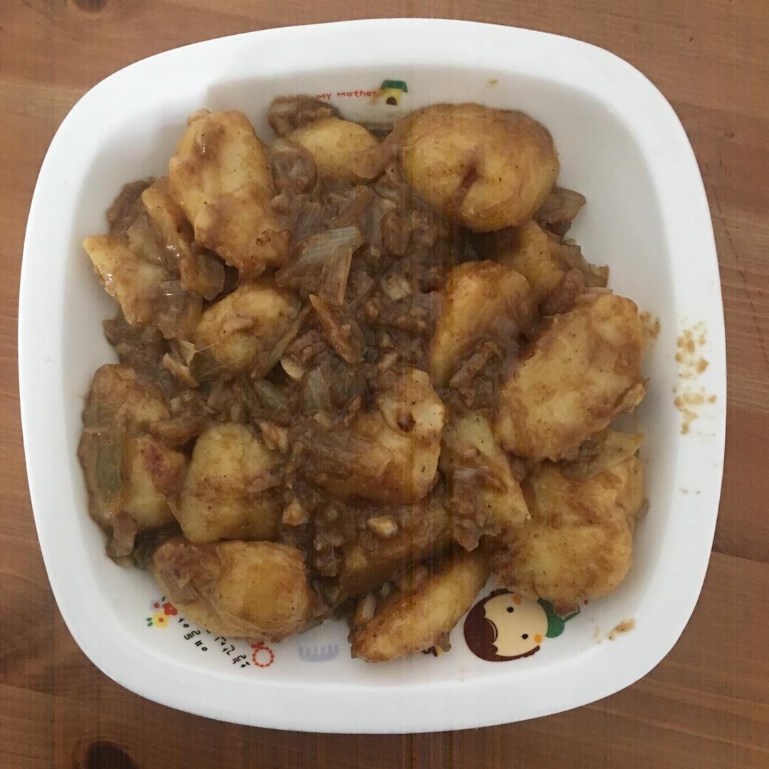 孜然香辣煎小土豆