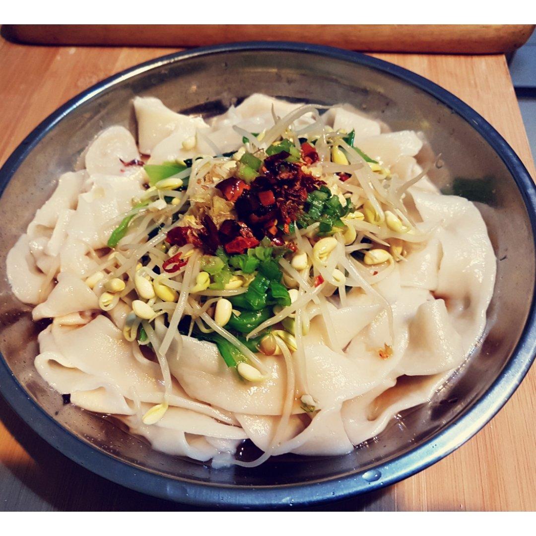 简单的油泼扯面