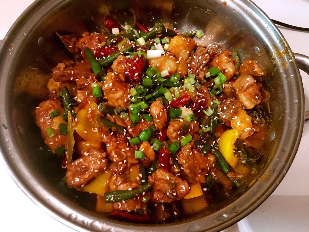 香辣干锅排骨