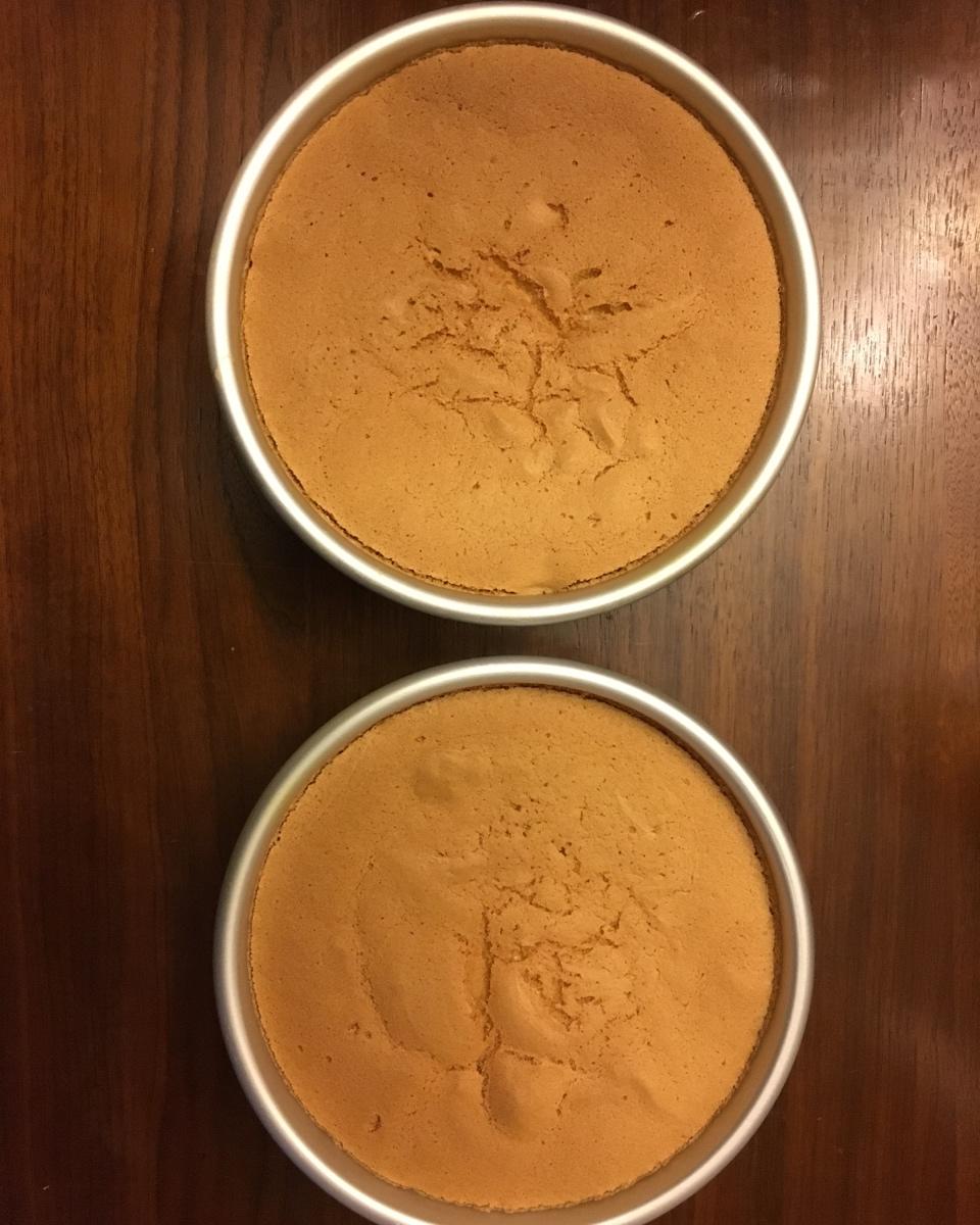 6寸戚风蛋糕（2蛋）
