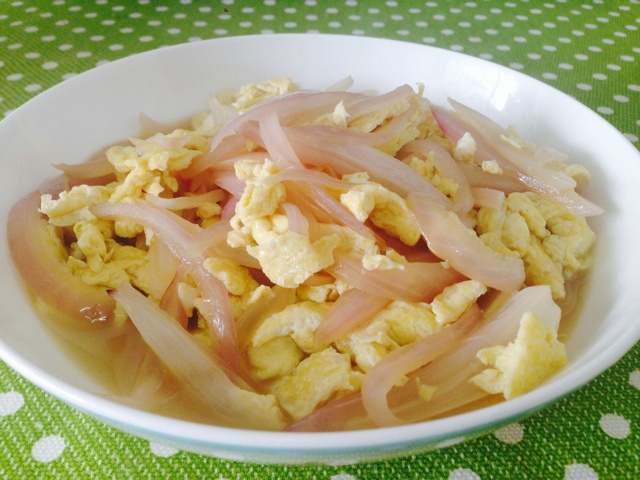 洋葱炒鸡蛋