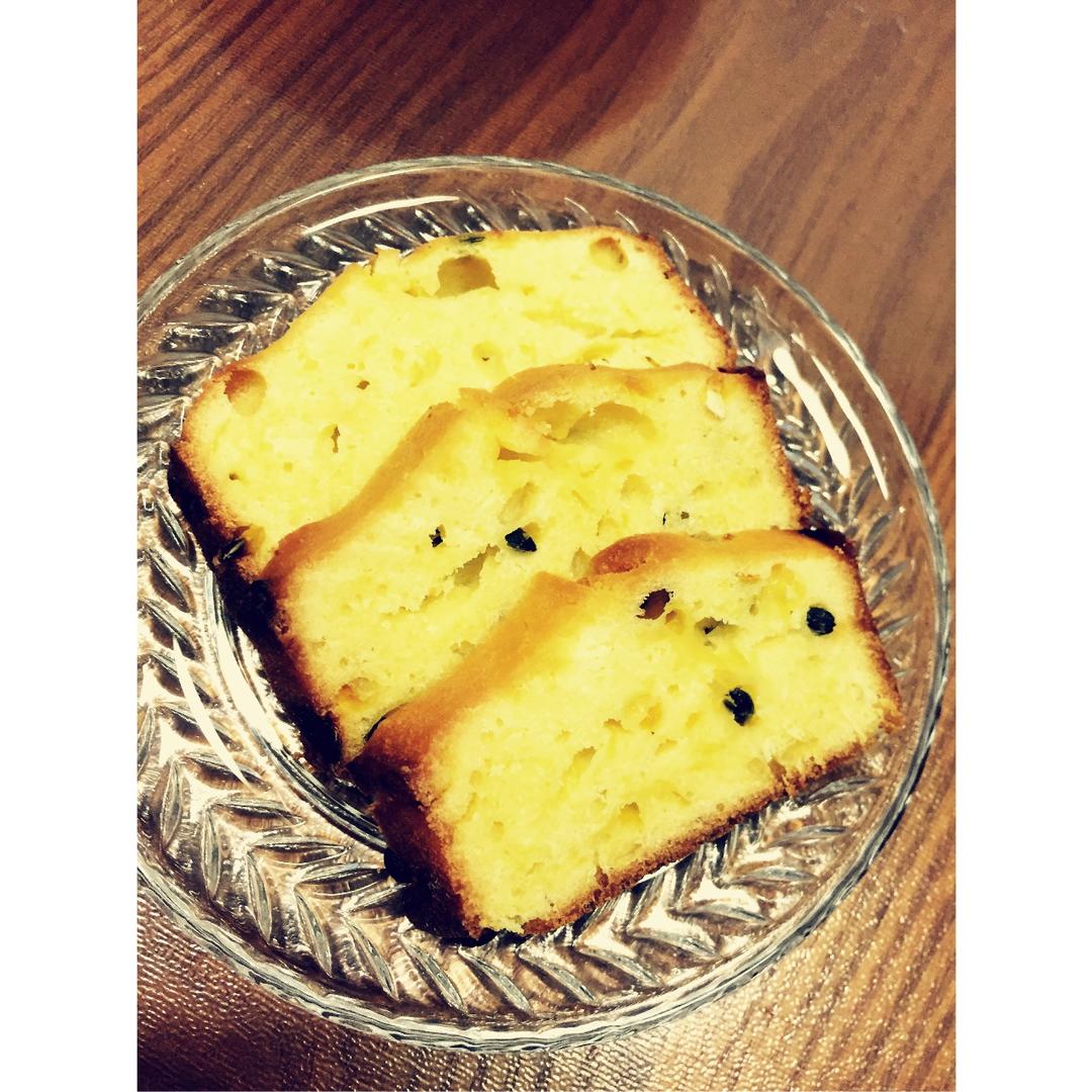 轻盈百香果磅蛋糕