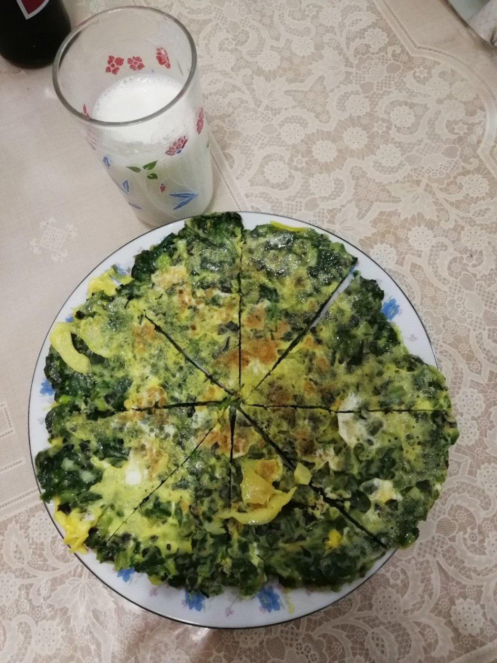 低脂菠菜蛋饼