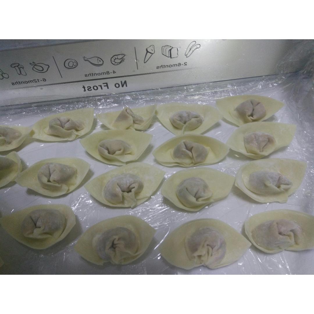 元宝馄饨的包法