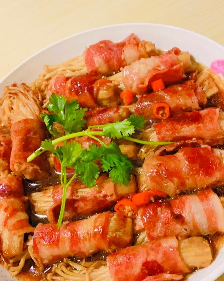 金针菇培根卷