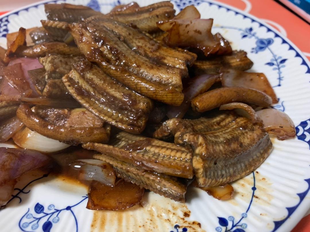 洋葱炒鳝片
