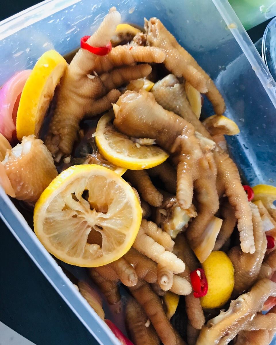 柠檬凤爪--夏日清新菜