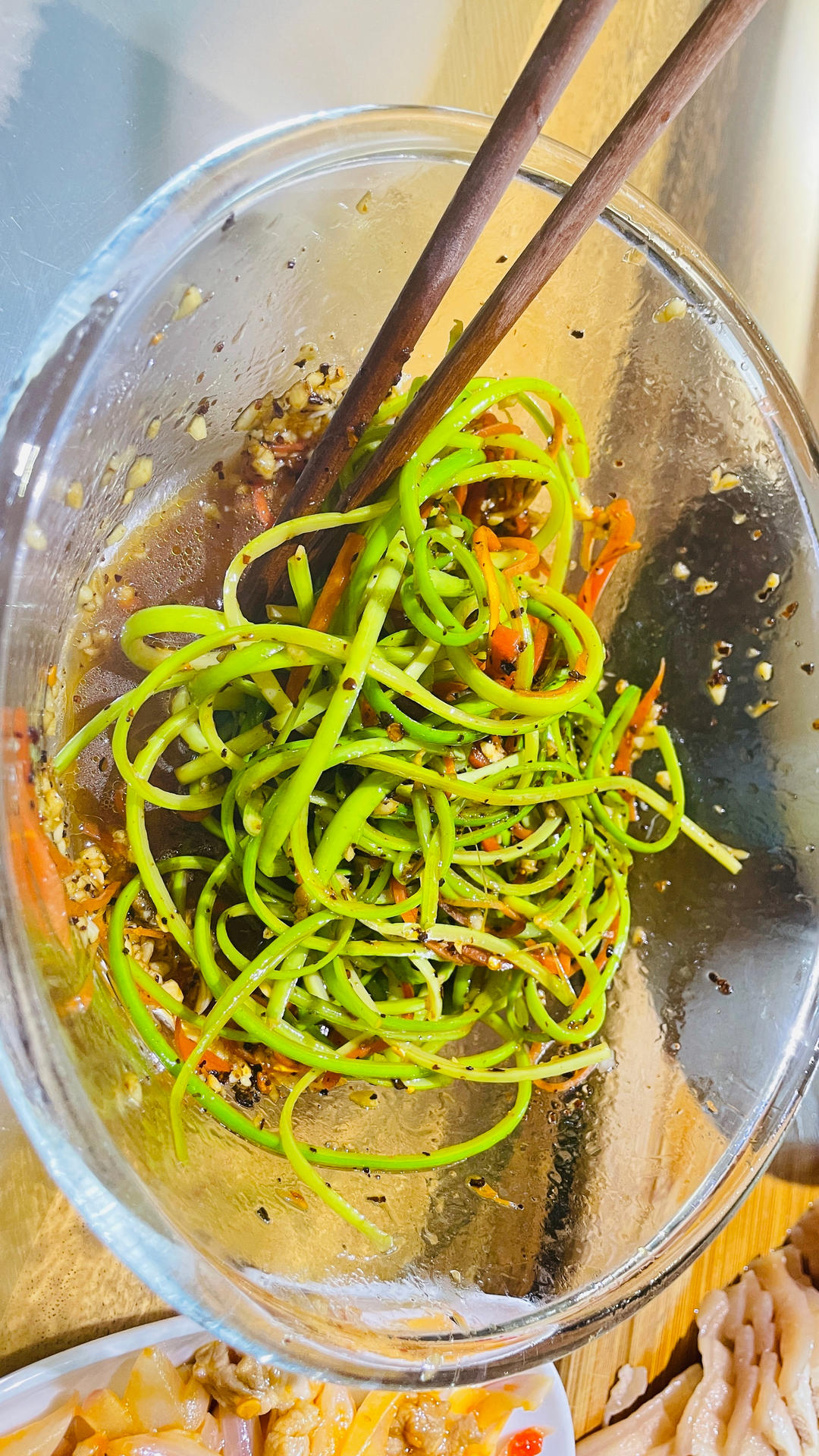 蒜苔新吃法