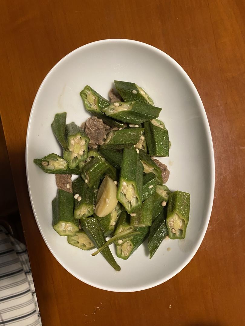 秋葵炒肉