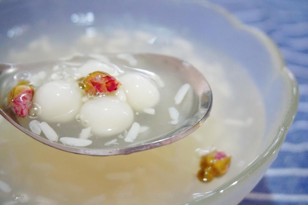 【桂花酒酿圆子】