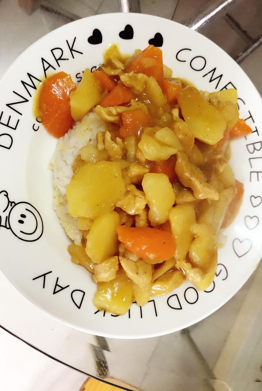 咖喱土豆鸡块