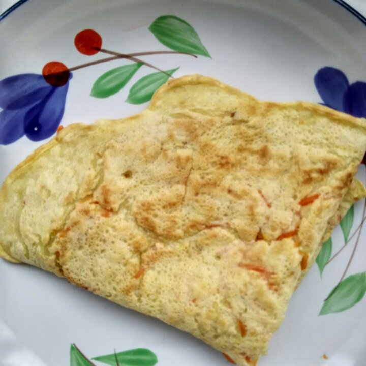 胡萝卜鸡蛋饼