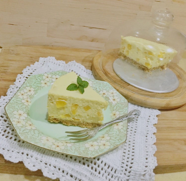 芒果冻芝士蛋糕