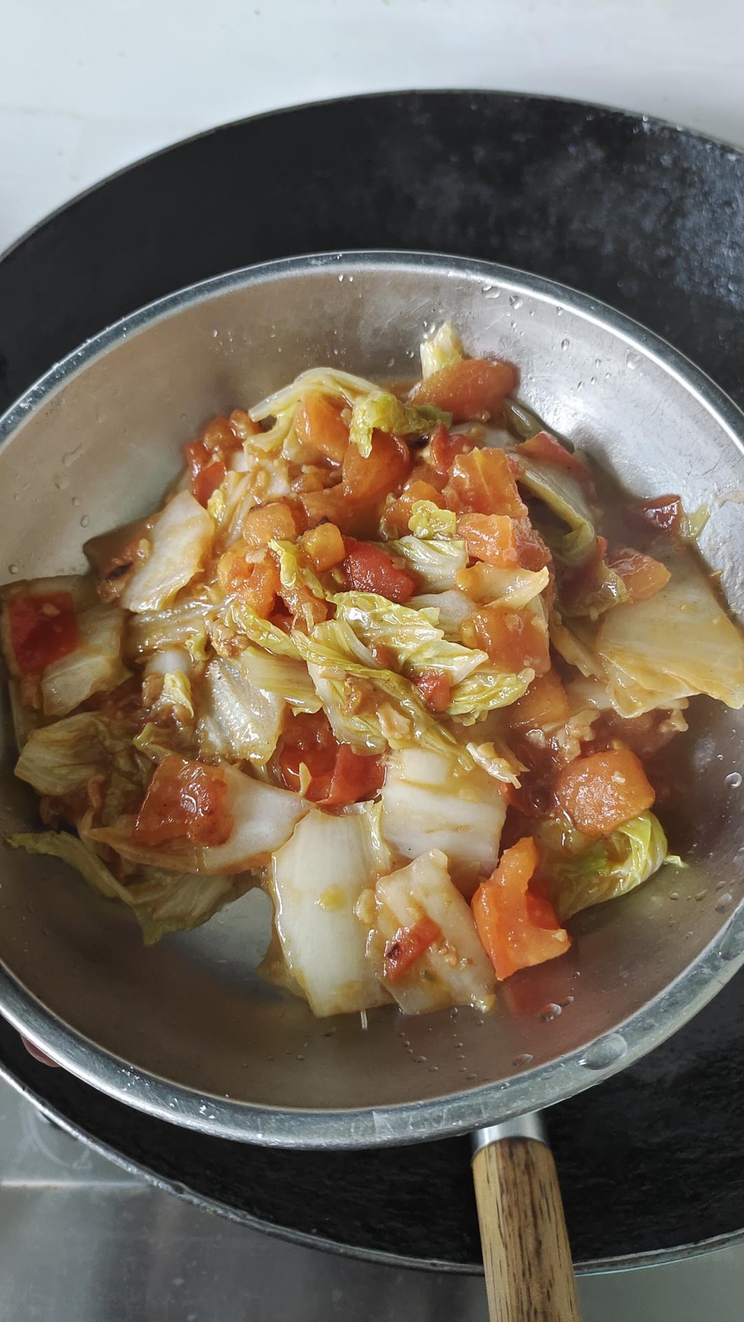 西红柿炒白菜