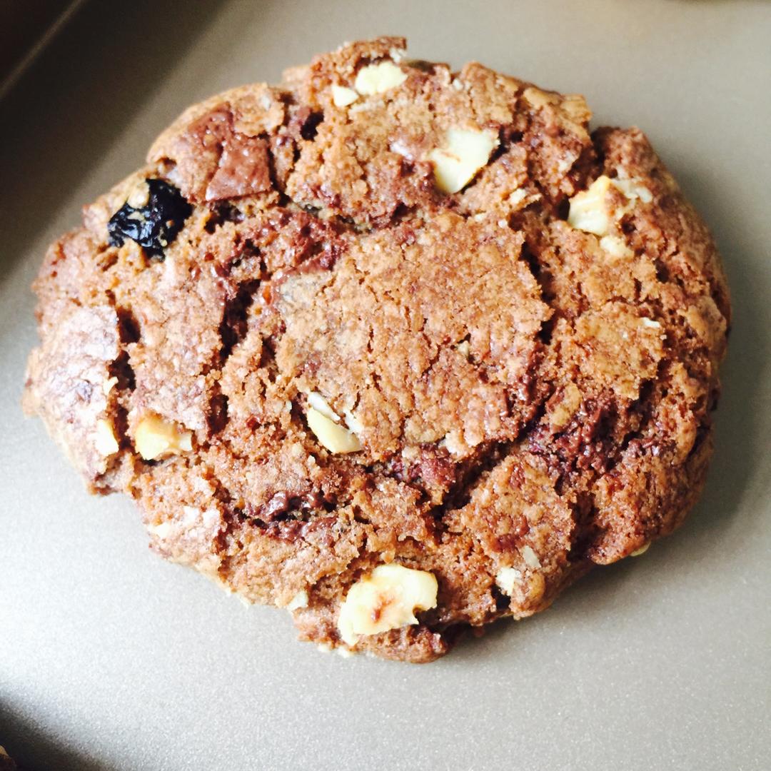 摩卡榛仁海盐大Cookie
