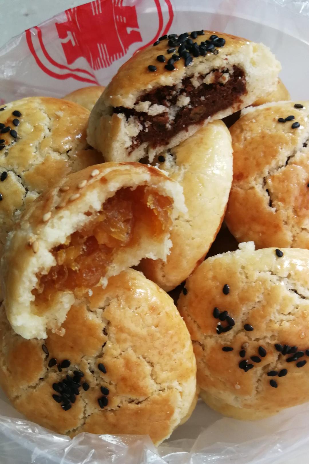 灯火斓珊做的甘露酥