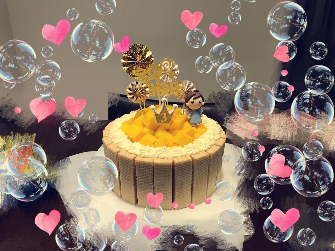 榴莲威化蛋糕【曼食慢语】