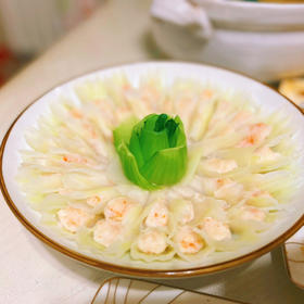 花开富贵-白菜虾滑卷