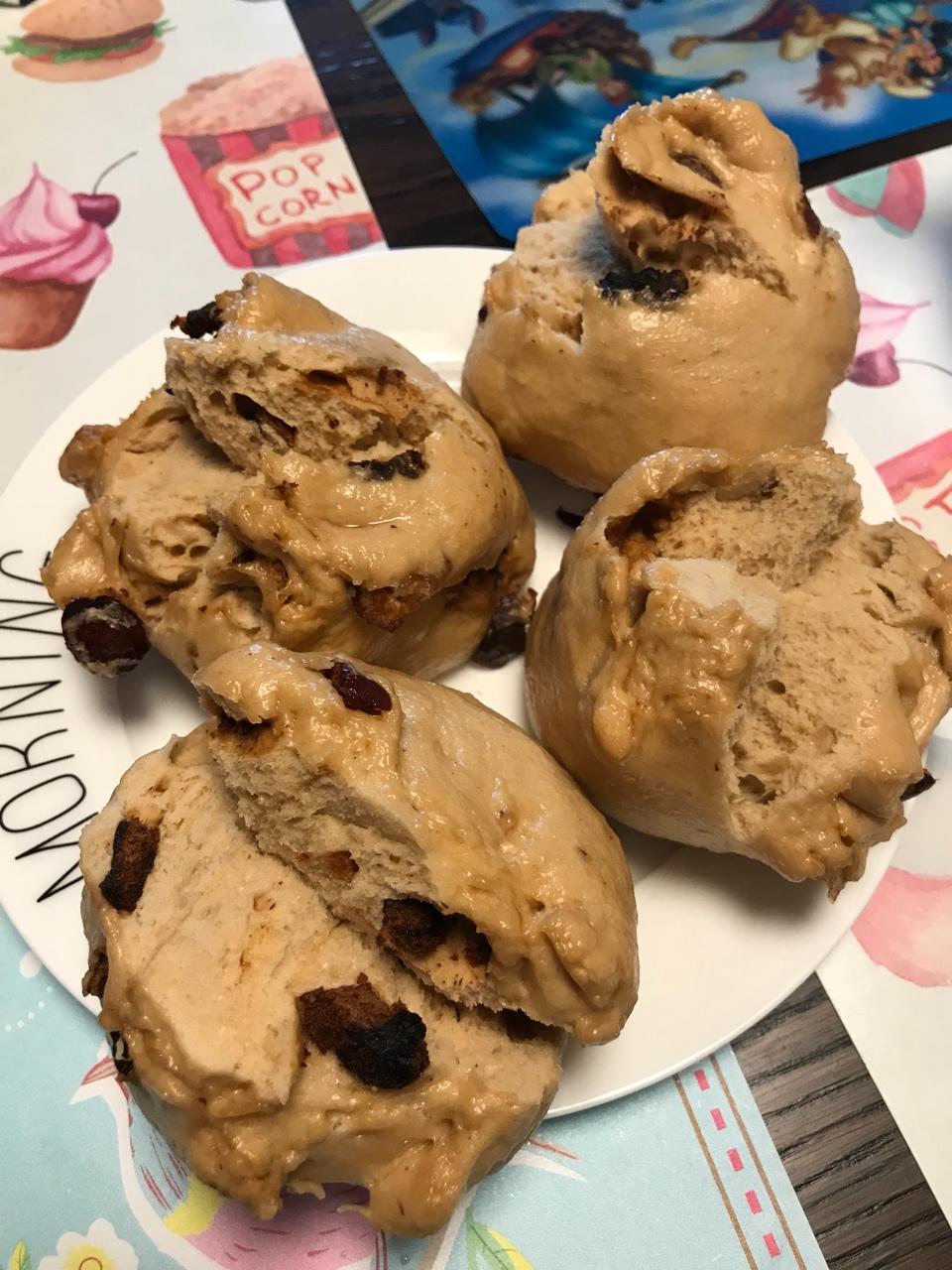 epingting做的手工老面馒头 & 红糖开花馒头