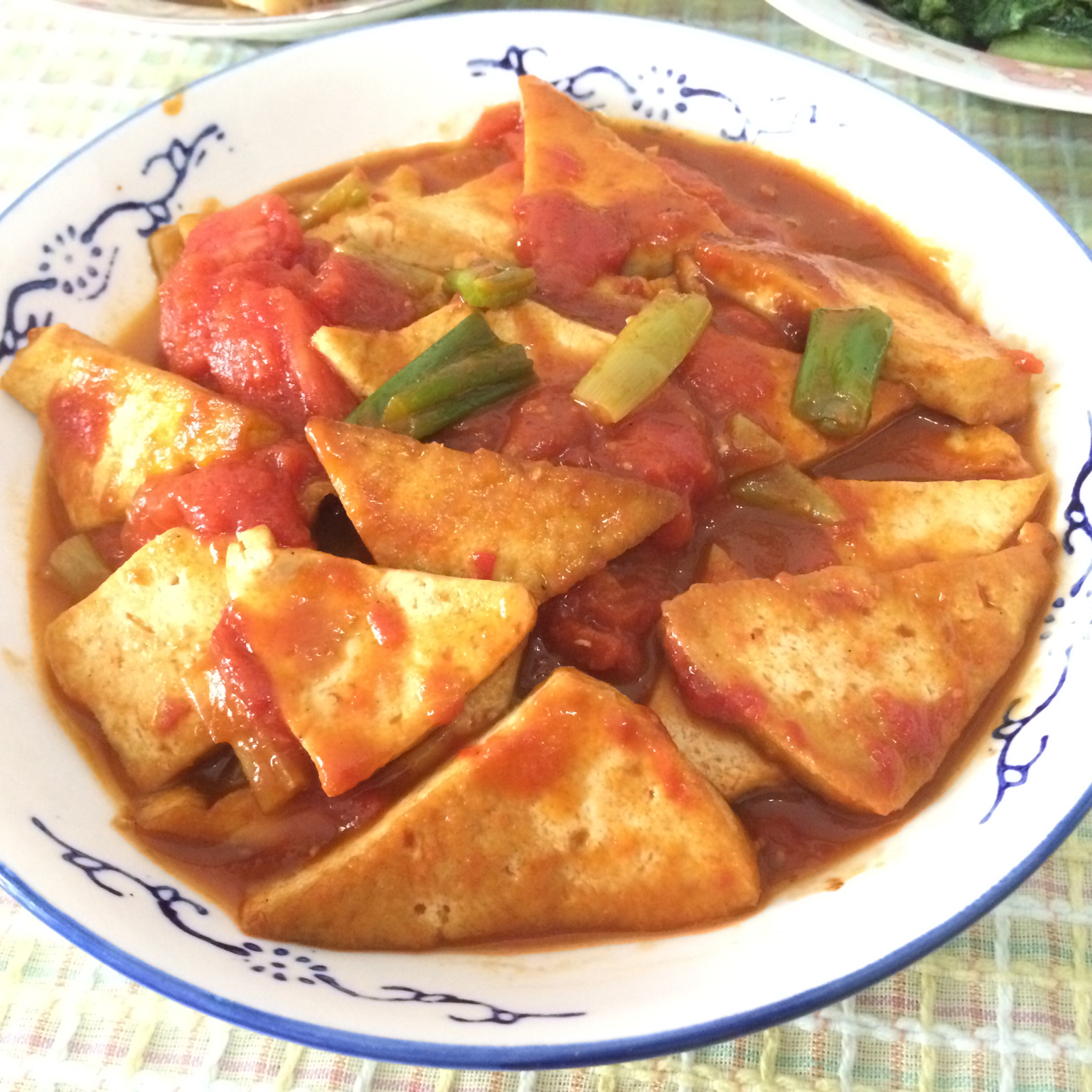 西红柿烧豆腐