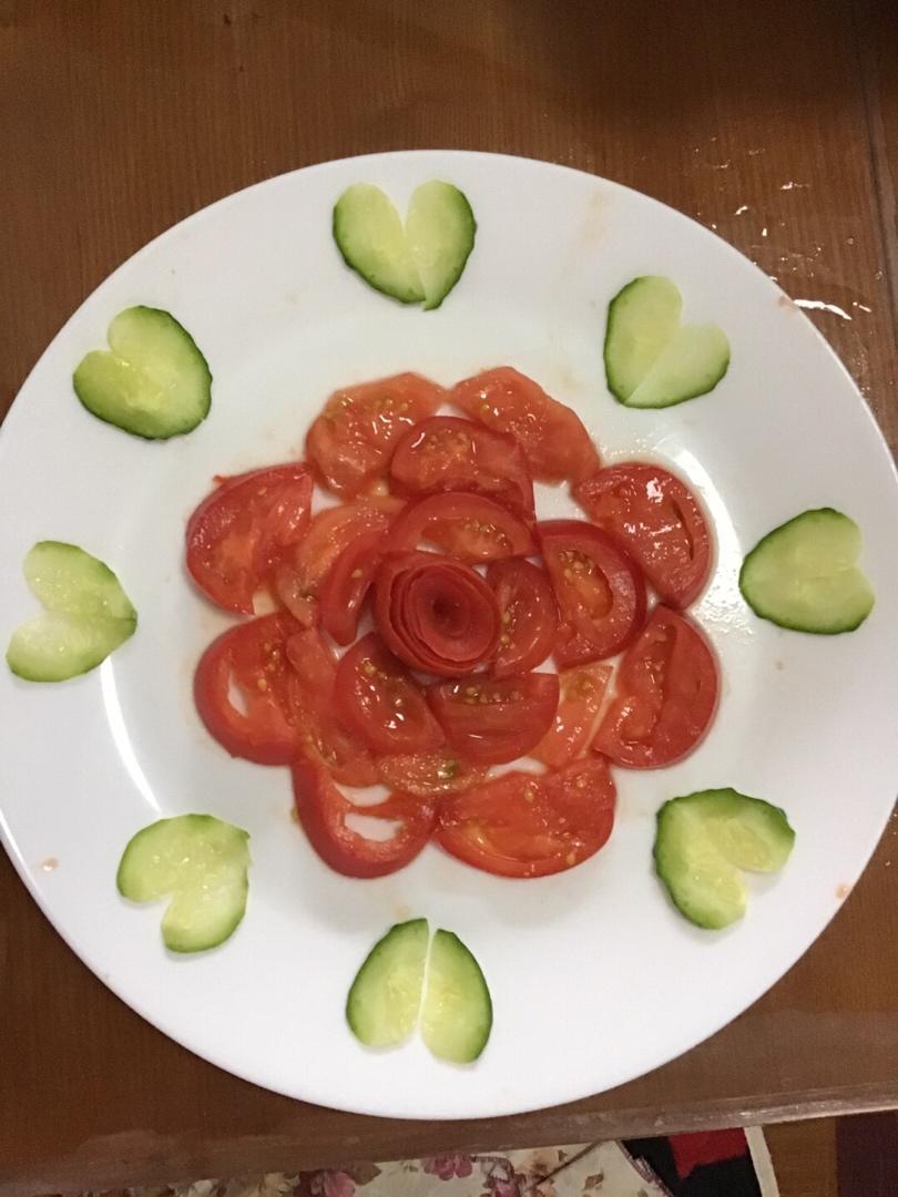 花开富贵-糖拌西红柿