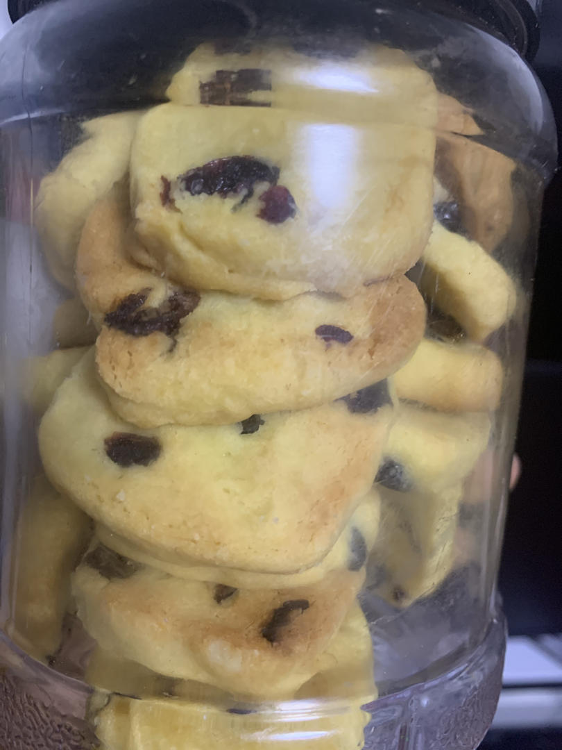 奶香浓郁酸甜酥脆的蔓越莓黄油曲奇