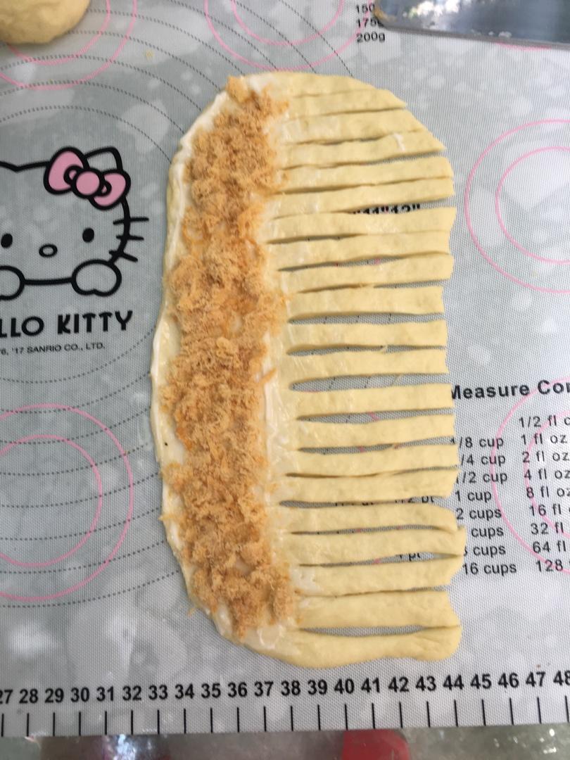 毛毛虫肉松面包