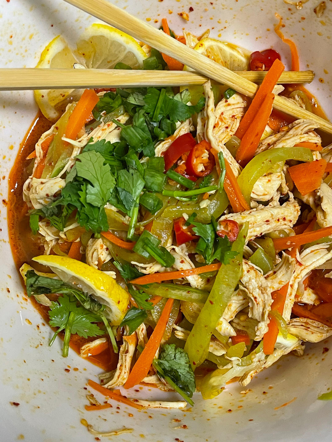 夏日开胃菜 凉拌鸡丝（手撕鸡）