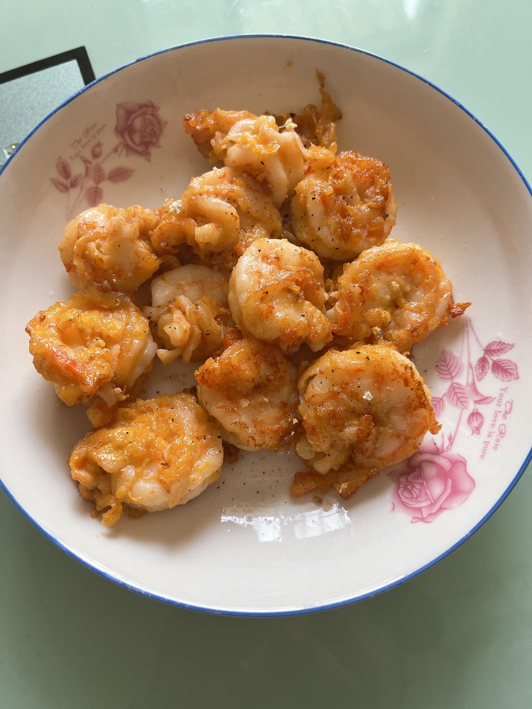 椒盐虾仁，好吃跳起~