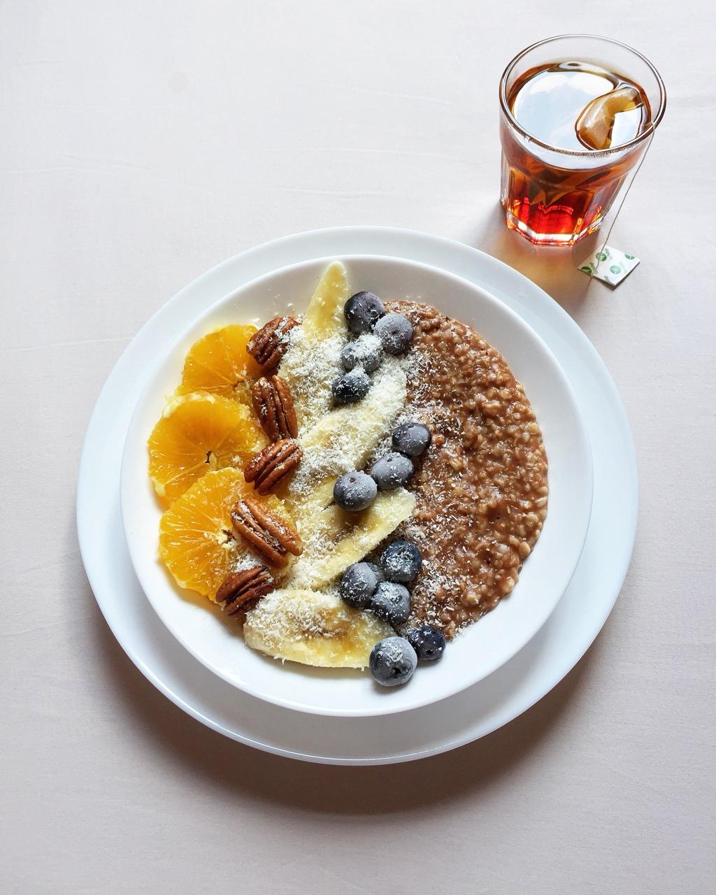 多口味牛奶钢切早餐燕麦粥丨健康·三餐