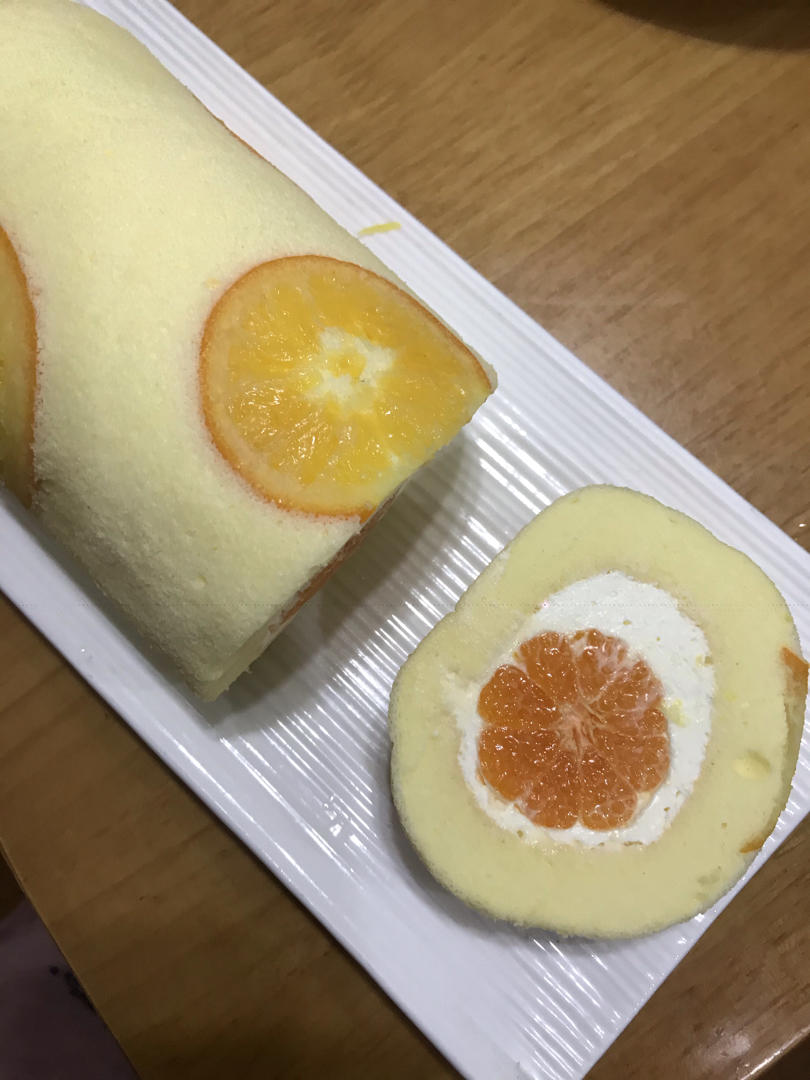 香橙蛋糕卷|㊗️心想事成