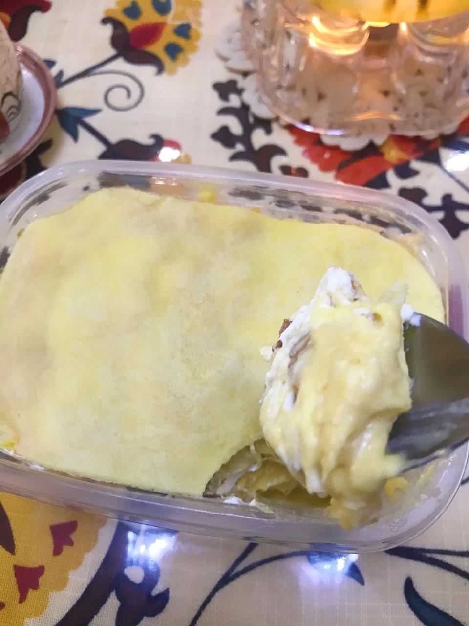 榴莲千层盒子(详细摊皮技巧)