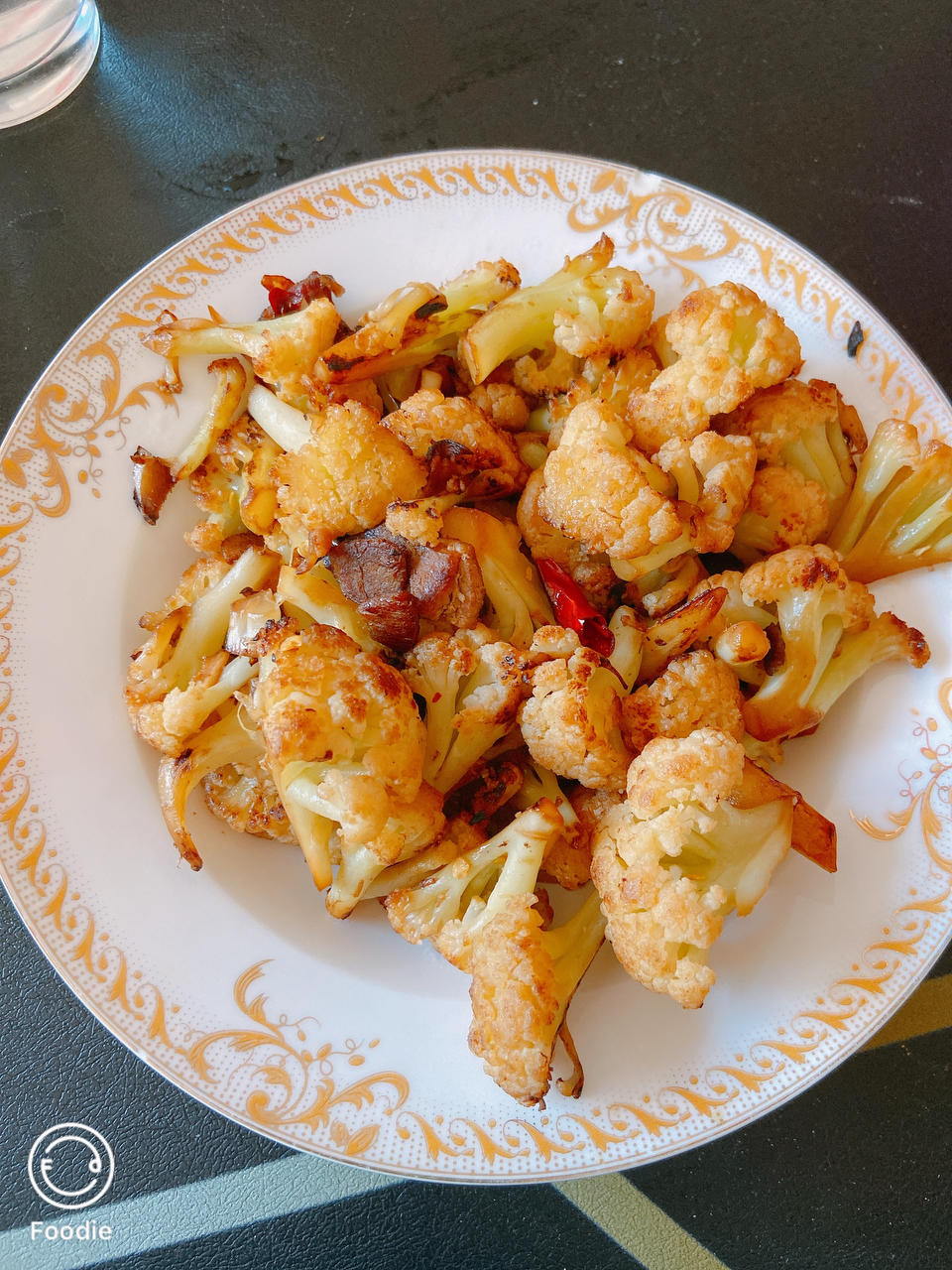 干煸菜花（花菜炒肉）
