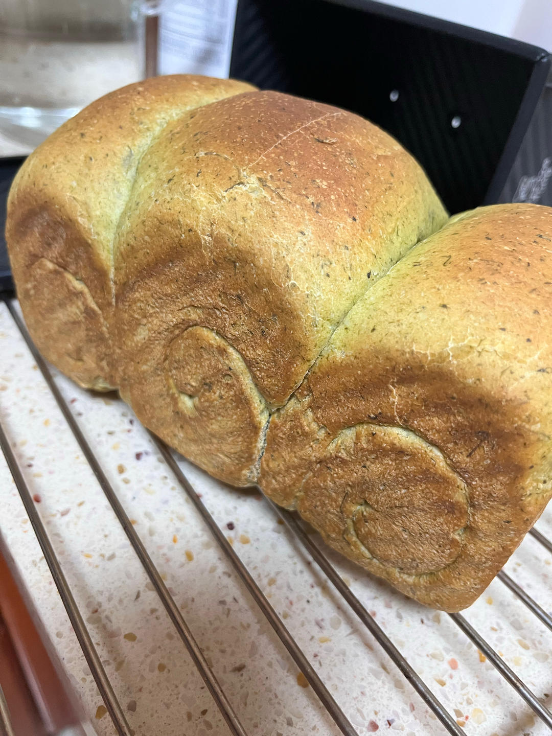 全麦艾草吐司（新鲜艾草）