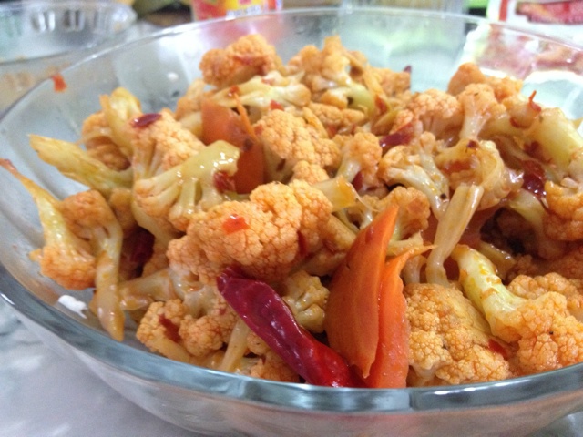 很“浪费”米饭的家常菜之一-------干锅菜花