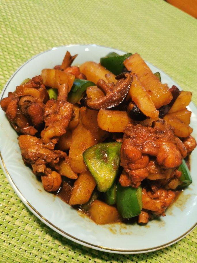 比饭店好吃很多倍的黄焖鸡