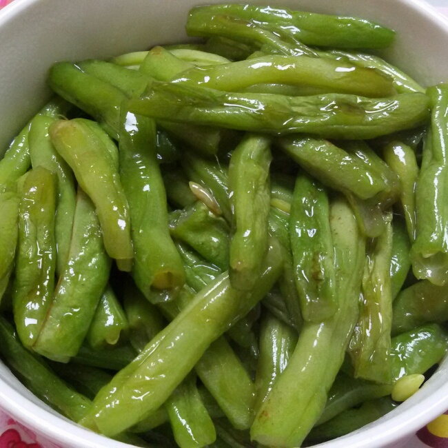 斐斐20做的蒜泥刀豆