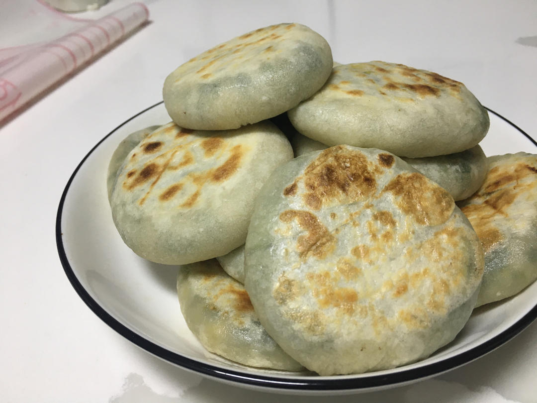 好吃好吃好吃！电饼铛韭菜饼
