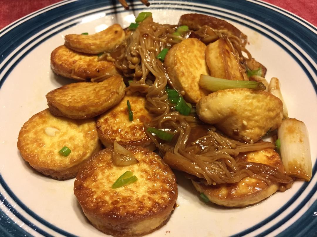 超级下饭菜--金针菇日本豆腐