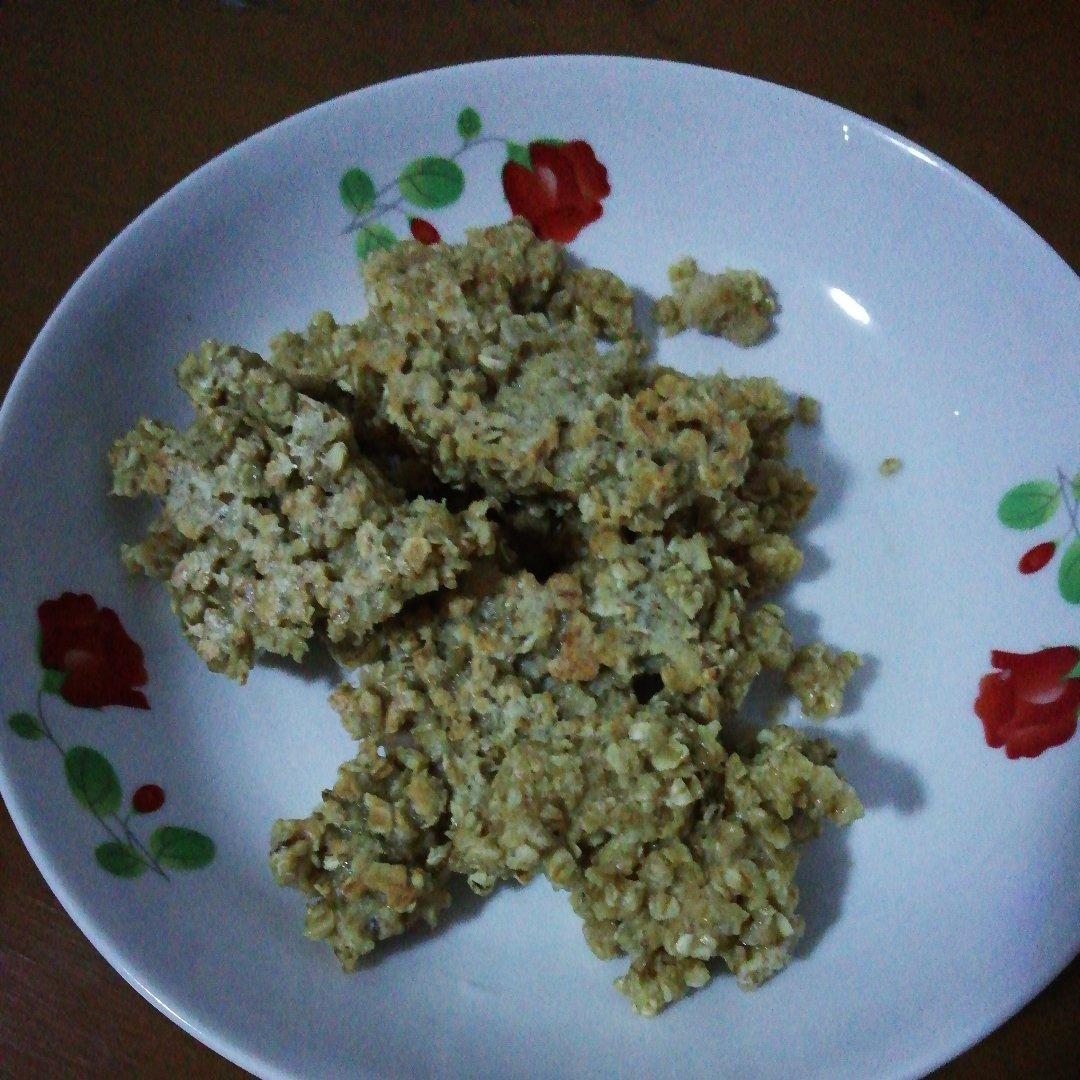 ＃减肥＃鸡胸肉燕麦饼