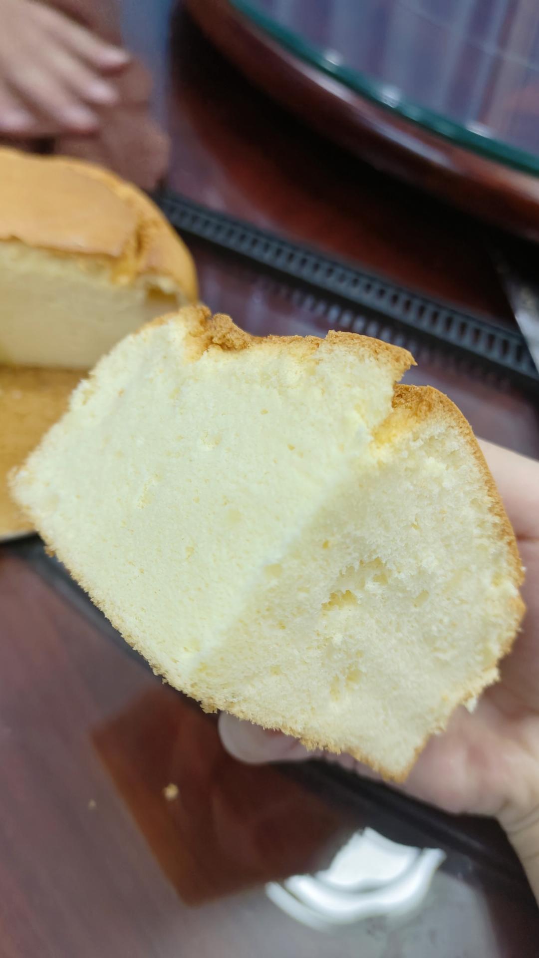 速看！2蛋6寸戚风蛋糕少油少糖/爬的高/气孔丰富大小不一/不塌陷回缩收腰～超级柔软（附8寸配方）