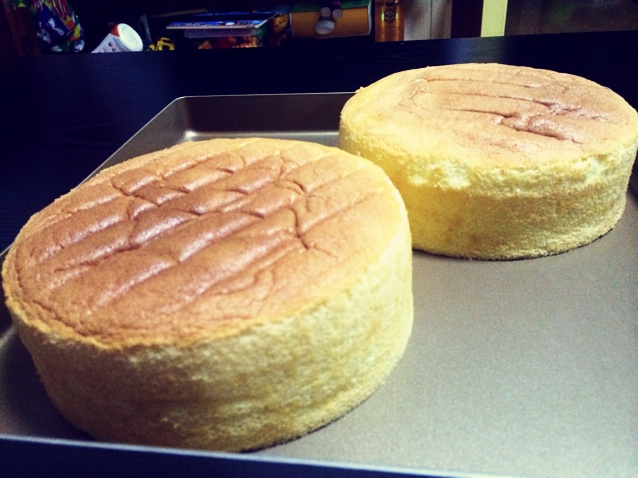 超简单完美戚风蛋糕（6寸2蛋）附打发、翻拌、脱模视频