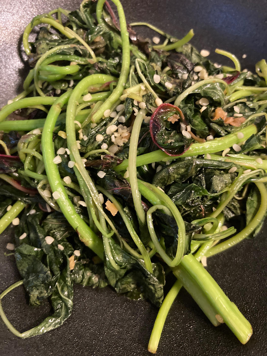清炒红苋菜（简单菜也有窍门，一看就明白）