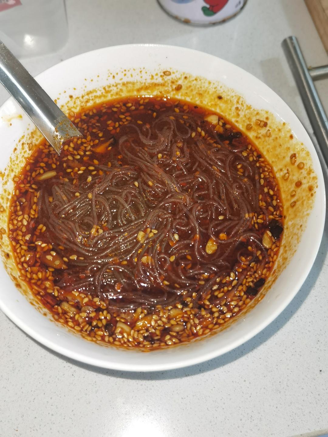 自制销魂酸辣粉丝❗️酸酸辣辣超级过瘾