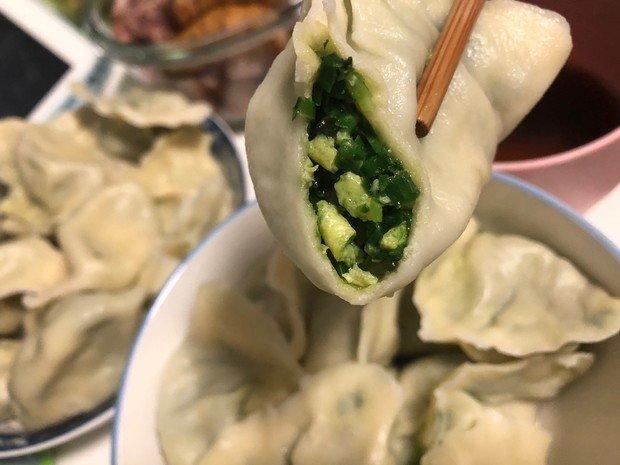 一觉睡到自然醒1做的韭菜鸡蛋馅水饺韭菜鸡蛋馅水饺饺子首页登录注册